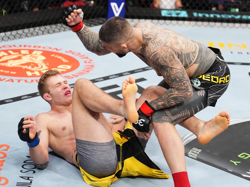 Pedro scored one of the best wins of his career over Anton Turkalj at UFC 294 in Sydney last year. Picture: Chris Unger/Zuffa LLC via Getty Images