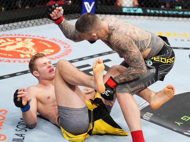 Pedro scored one of the best wins of his career over Anton Turkalj at UFC 294 in Sydney last year. Picture: Chris Unger/Zuffa LLC via Getty Images