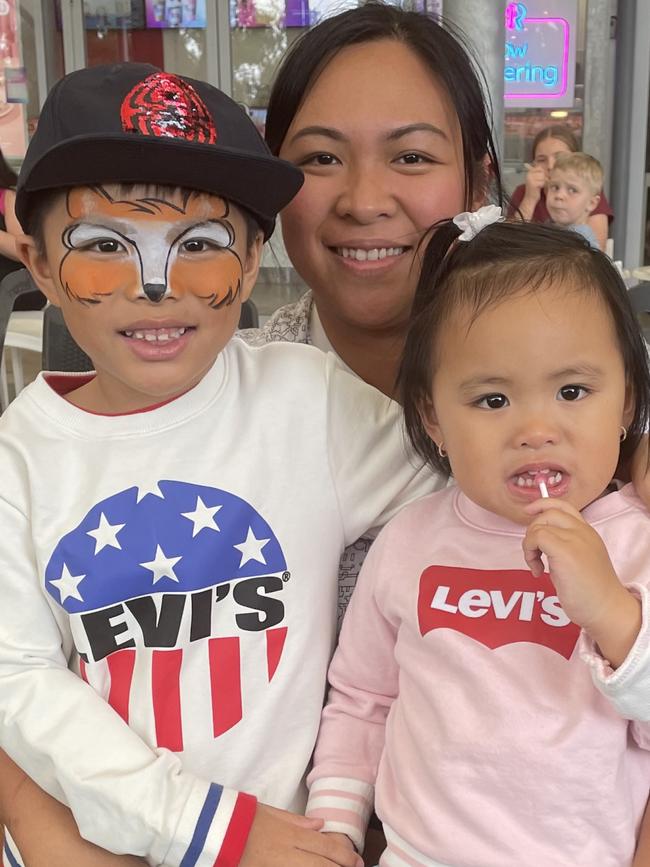 Jarren, Jaylie, Loren: “My dream holiday would be watching movies and going to a theme park.” Ipswich School Holiday Bonanza. Spring Vibes Festival and Riverlink Week of Magic