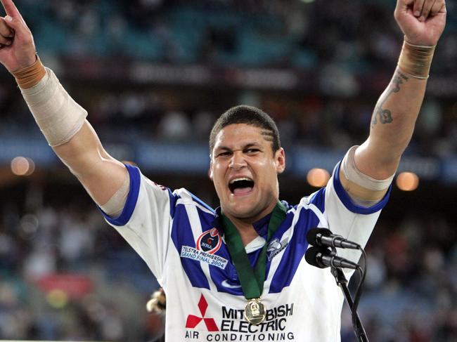 03/10/2004. Willie Mason. NRL Grand Final at Telstra Stadium. Sydney Roosters v Canterbury Bulldogs.