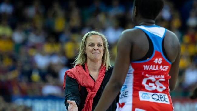 NSW Swifts coach Briony Akle is up for a top coaching award.