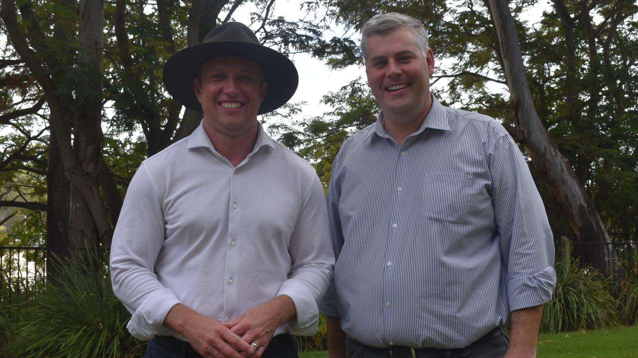 Premier Steven Miles, Deputy Premier Cameron Dick and Police Minister Mark Ryan were all in Rockhampton to announce more police officers for the region.