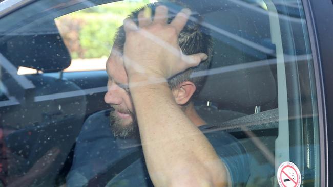 Ben Cousins leaves a Perth court in 2016. Picture: The West Australian