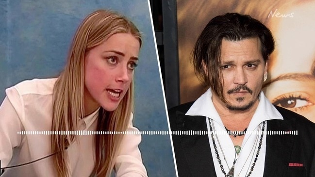 LISTEN: Amber Heard admits to 'hitting' ex-husband Johnny Depp