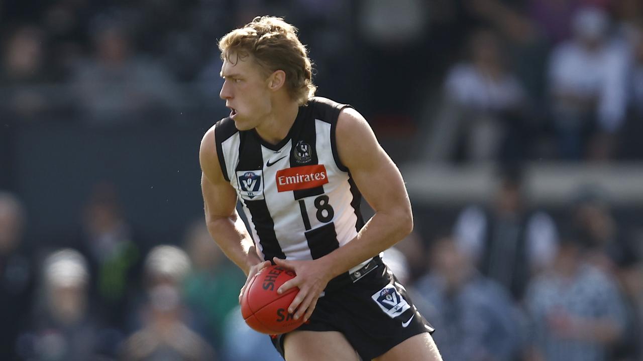 Collingwood’s midfield has proven difficult to break into for Finlay Macrae. Picture: Getty Images