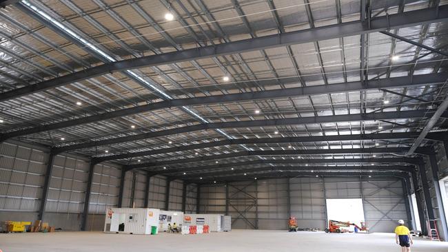 The new warehouse facility will host sales, servicing and spare parts for Fuso, Freightliner and Mercedes-Benz products. Picture: Mark Wilson