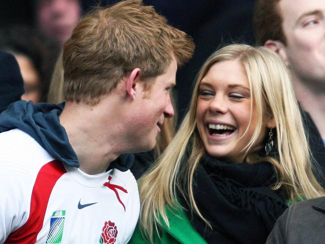 Prince Harry and then girlfriend Chelsy Davy in 2008.