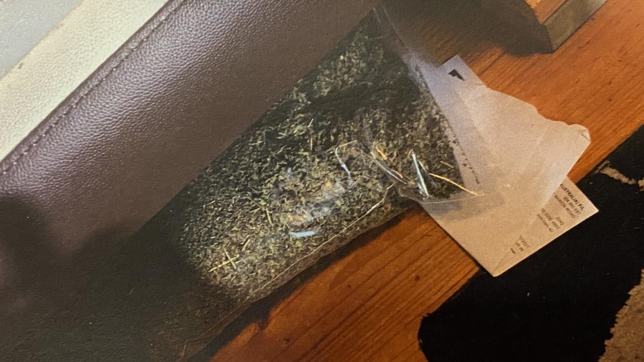 Kilograms of cannabis found in the home of Jeremy Pope. Picture: District Court