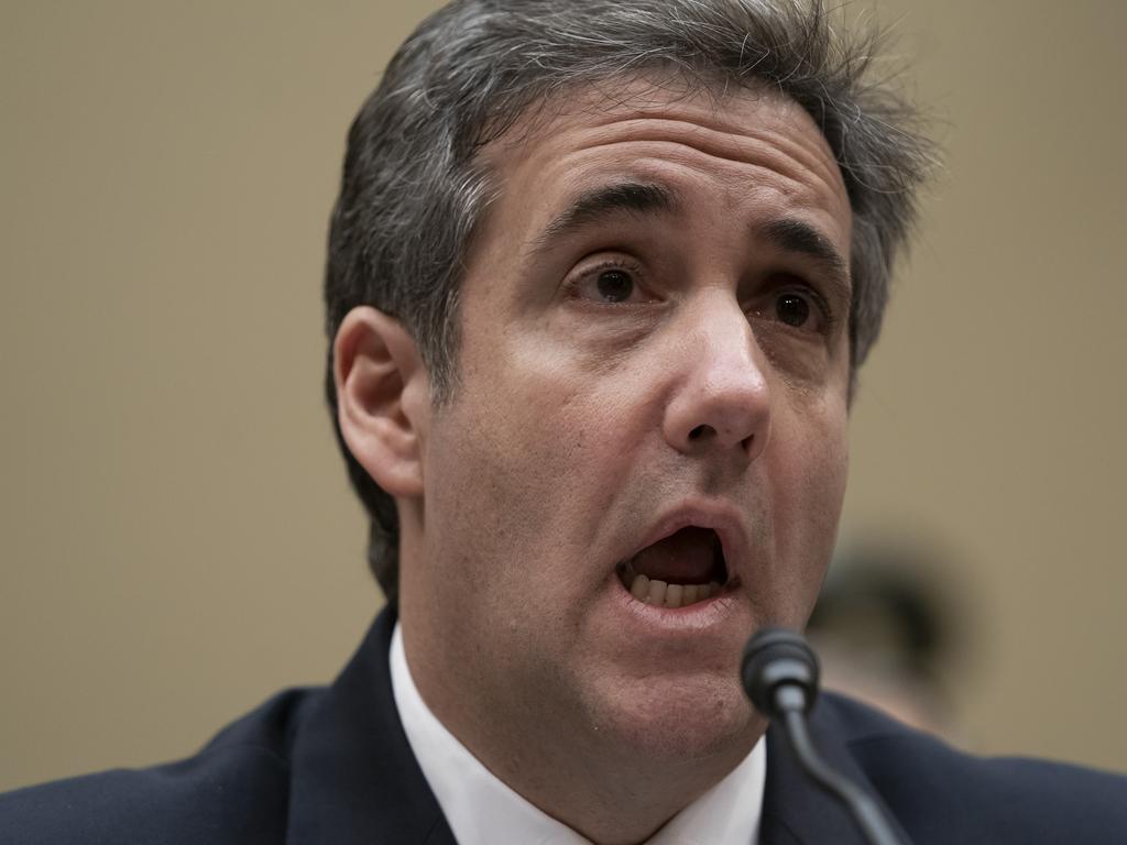 When Michael Cohen, President Donald Trump's former lawyer, testified before the US Congress, he apologised to Melania for covering up her husband’s affair. Picture: AP 