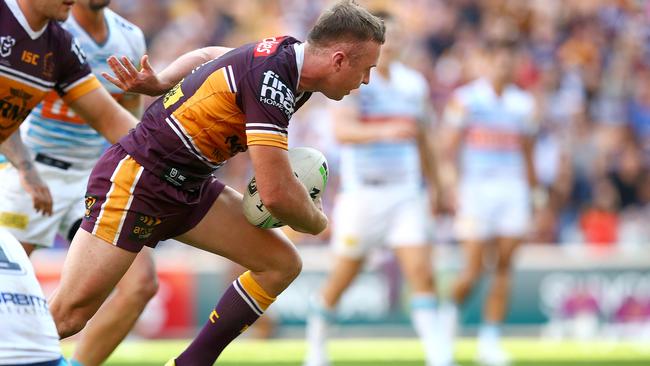 Jake Turpin proved he can shift around the field. Picture: Jono Searle/Getty Images