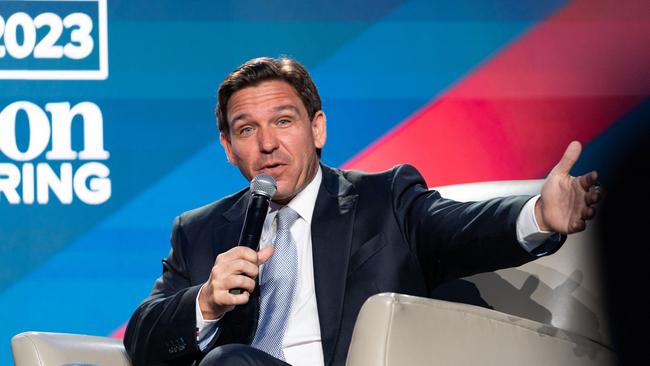 Ron DeSantis in Atlanta, Georgia, last week. Picture: AFP