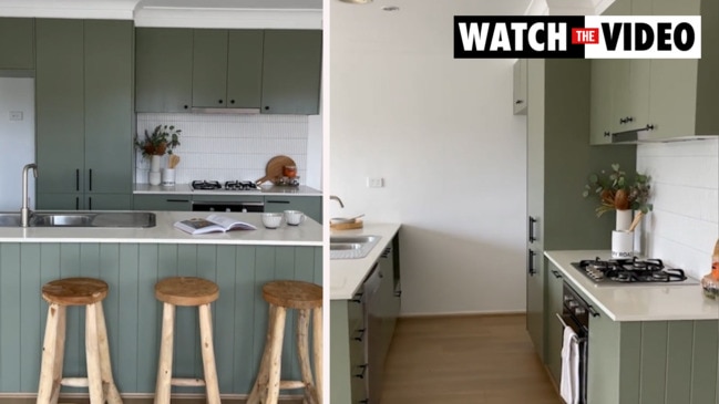 Bunnings shopper's $600 kitchen makeover