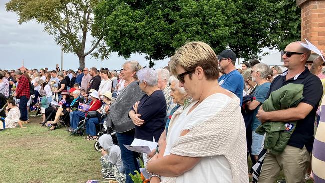 Grafton's Memorial Park, Anzac Day. Picture: Odessa Blain