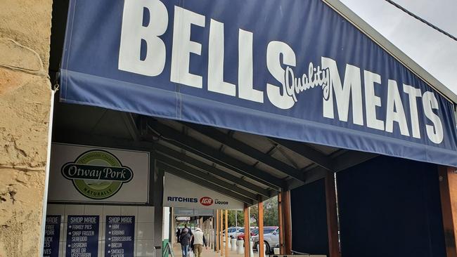 Bells Quality Meats at Mount Martha has been targeted by vegan activists before. PIcture: Lucy Callander