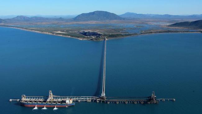 The Abbot Point coal terminal.