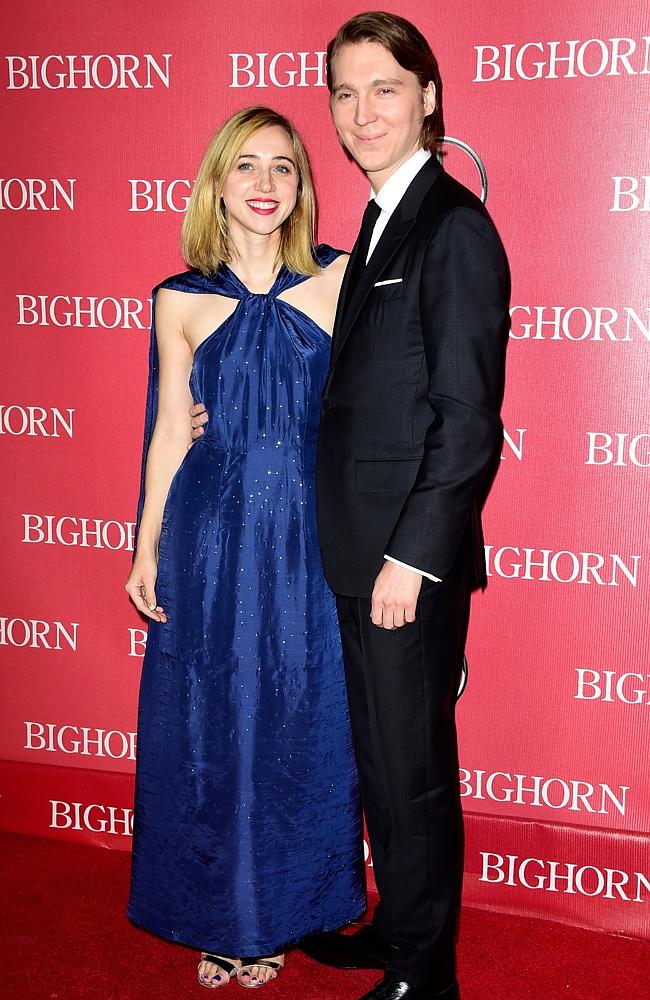 Actors Zoe Kazan (L) and Paul Dano attends the 27th Annual Palm Springs International Film Festival Film Festival Awards Gala at Palm Springs Convention Center on January 2, 2016 in Palm Springs, California. Picture:Frazer Harrison/Getty Images