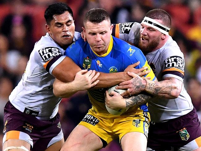 Nathan Brown is poised to shoulder the load for the Eels again. Picture: Getty Images