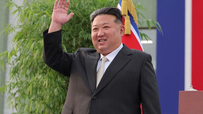 North Korean dictator Kim Jong-un. Picture: KCNA via KNS/AFP