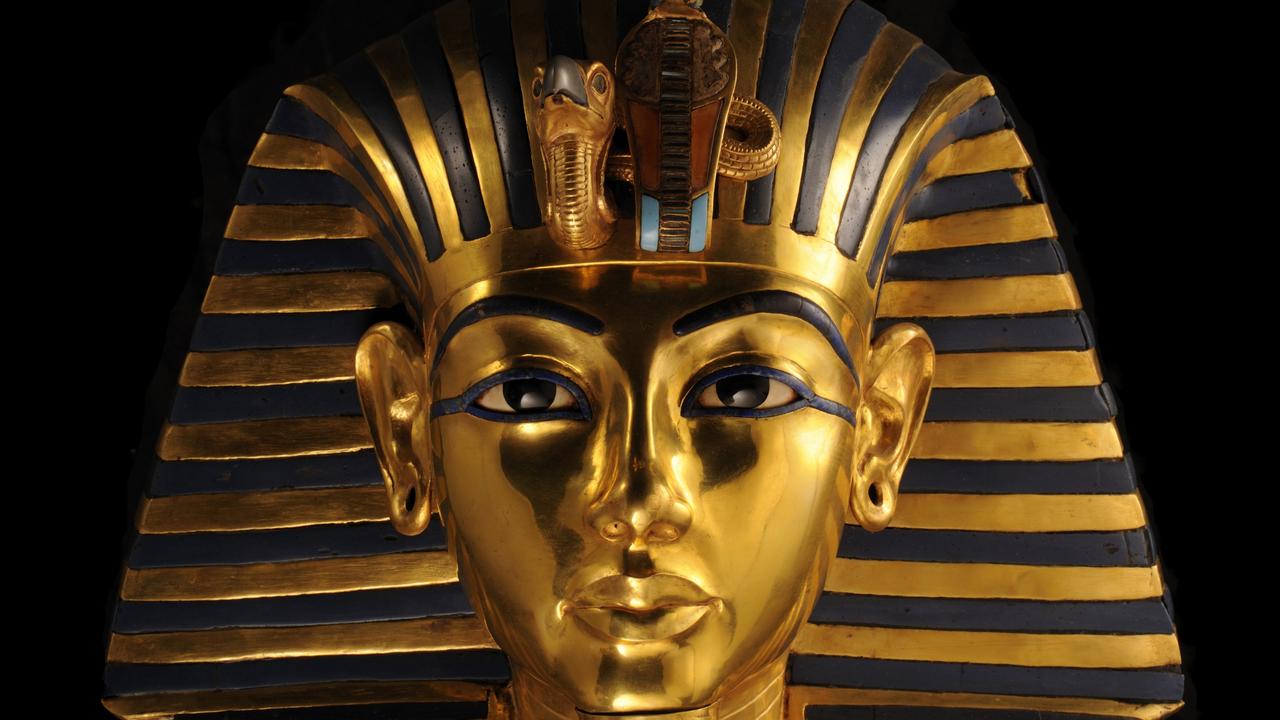 King Tutankhamun’s gold death mask was one of the most famous archaeological finds in history. Picture: Supplied