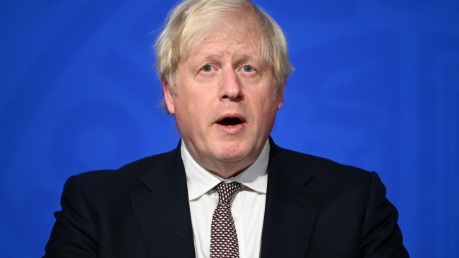 London's Metropolitan Police have now issued 100 fines, including to UK Prime Minister Boris Johnson, over illegal lockdown-breaking parties in Downing Street and Whitehall (Photo by Leon Neal - WPA Pool/Getty Images)