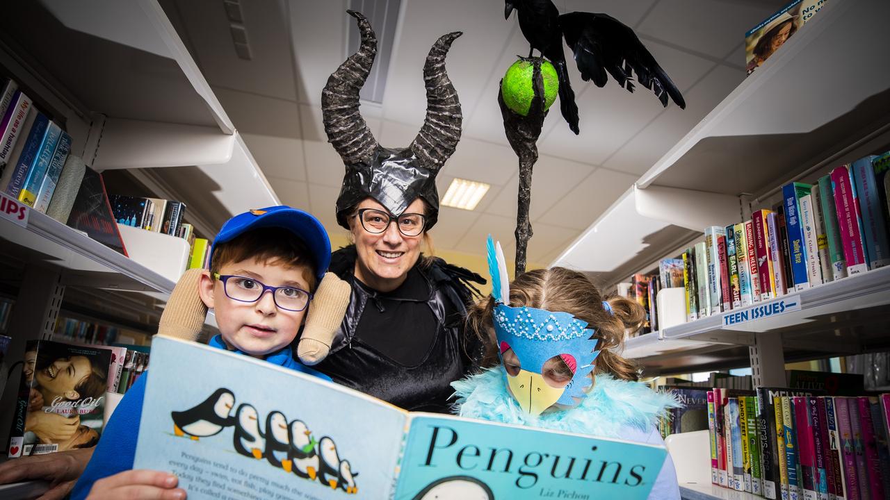 With so many great book characters to choose from, it can be hard narrowing the field. Read on for our Kids News and HarperCollins top tips to help make this year’s costume a guaranteed cracker. Pictured during Book Week 2021 was Ben Houareau and Maria Vakoufaris with Teacher/Librarian Marylouise Jones at St Mary's College. Picture: Richard Jupe