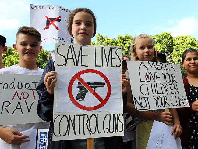 Protesters are seen in Hyde Park, Sydney. Picture: AAP