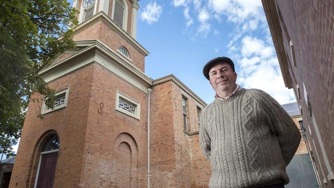 Former National Trust of Australia (Tasmania) Managing Director Scott Carlin at the Penitentiary Chapel, Hobart. Picture: Chris Kidd