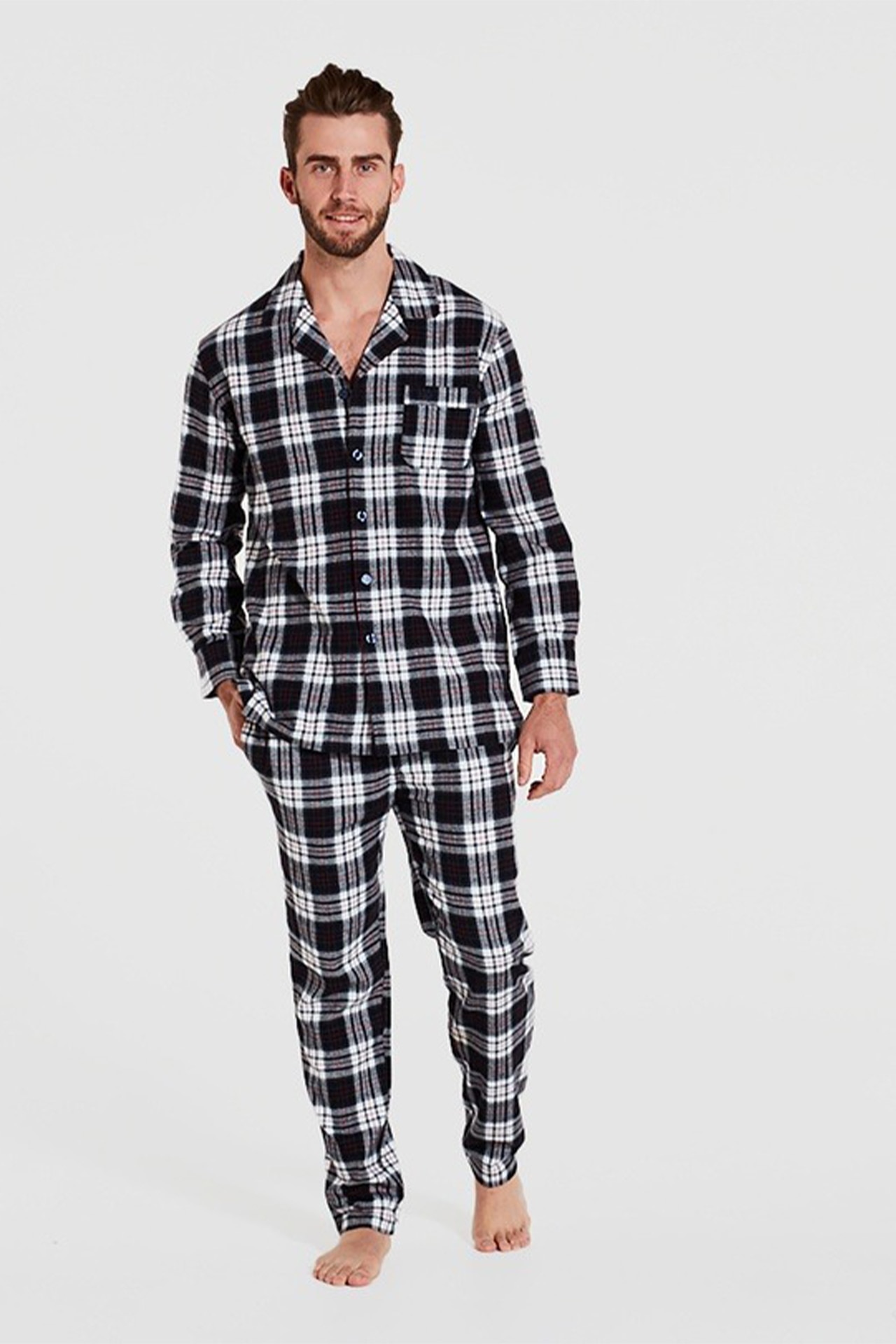 <h2>The best flannel pyjamas: <a href="https://iconic.prf.hn/click/camref:1101lezCS/pubref:GQ----/destination:https://www.theiconic.com.au/mens-coast-clothing-clothing-sleepwear/?page=1&amp;sort=popularity" target="_blank" rel="nofollow noopener">Coast Clothing</a></h2><p>&nbsp;</p><p>It doesn't get more traditionally cosy than a pair of scotch plaid flannel PJs, and the brand has updated its fantastically affordable pyjama sets with an even softer cotton weave to help keep you warm as the winter months set in. Best paired with slippers and a good movie, of course.</p><p>&nbsp;</p><p class="button-common"><a title="Shop Coast Clothing" href="https://www.theiconic.com.au/mens-coast-clothing-clothing-sleepwear/" target="_blank" data-cta="Shop Coast Clothing" data-editable="true">Shop Coast Clothing</a></p><p>&nbsp;</p>