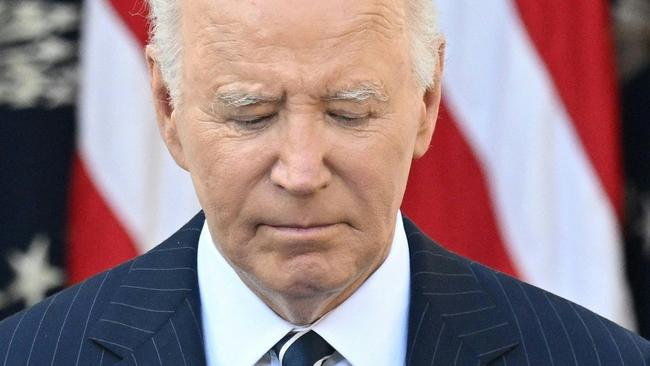 Joe Biden isn’t winning any popularity contests at the moment. Picture: Saul Loeb/AFP