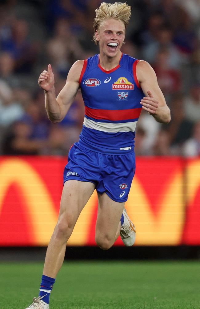 Davidson is equal third for most goals from the wing this season. Picture: Daniel Pockett/Getty Images
