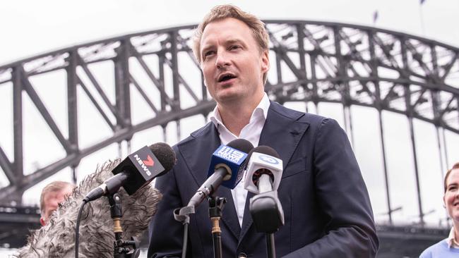 Environment Minister James Griffin reminded businesses the ban will come into effect next week. Picture: NCA NewsWire / Flavio Brancaleone