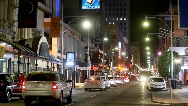 Hindley Street,. Picture: Dean Martin