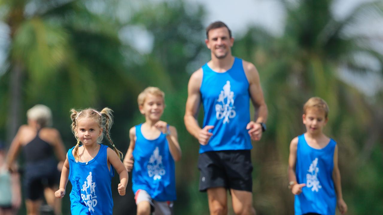 Fitness is a priority for Josh and his family. Picture GLENN CAMPBELL