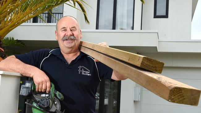 Barry Simon, from Hiscope Builders, is happy the grant has been extended. Picture: Josie Hayden