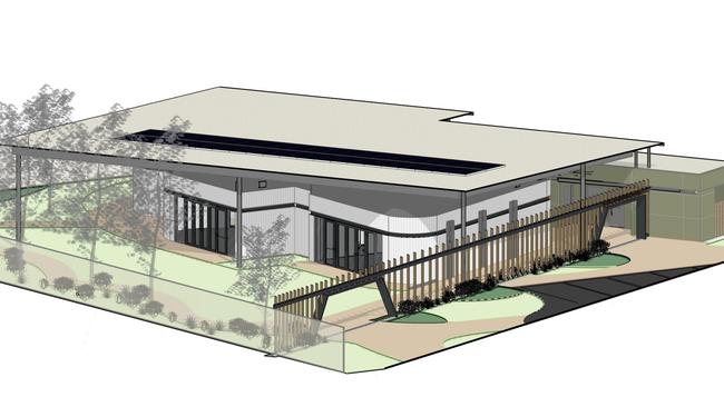 Preliminary design for the redeveloped Driver Family Resource Centre, which would be renamed the Driver Community Centre. Picture: City of Palmerston