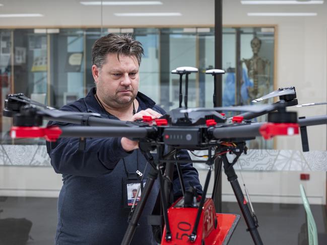 Inside the AFP’s Forensic Facility in Canberra. Picture: NCA NewsWire / Martin Ollman