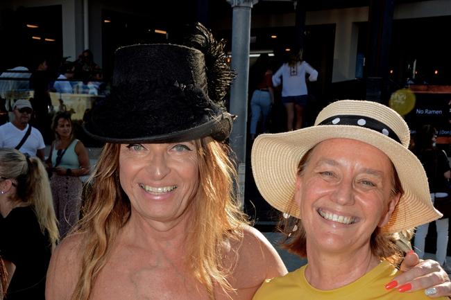 Jina Silburn and Catherine Pickering at Chirn Park Street Festival. Picture: Regina King