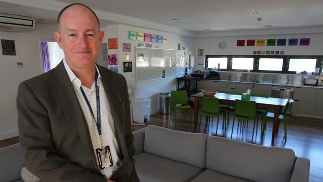 Professor Brett McDermott in the Adolescent Drug and Alcohol Withdrawal Service. Pic Peter Wallis