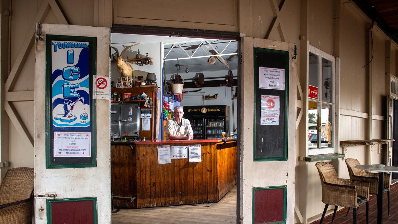 Forest Hill pub barman Skin, (aka John Whitney) was named the best bartender in the Lockyer Valley and Somerset Region. PHOTO: Ali Kuchel