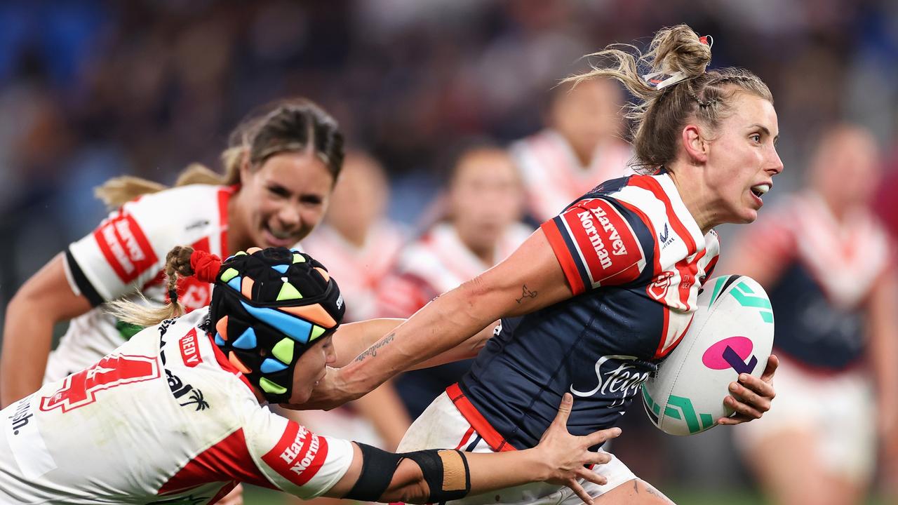 Sam Bremner has always been a champion on the field, and now she’s trying to send an important message to fans ahead of the finals. Picture: Cameron Spencer/Getty Images