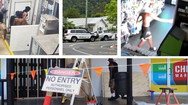 Cairns glaziers have been struggling to keep on top of an increasing new year workload as youth crims in stolen cars take to ramraiding and forcing entry to shopfronts throughout the city.