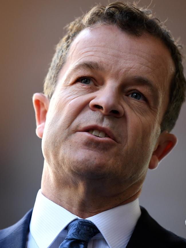 NSW Attorney-General Mark Speakman said audio visual link technology will be used more to minimise the number of people coming to court. Picture: AAP