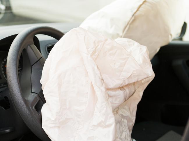 Generic photo of a deployed airbag. Picture: iStock