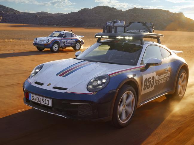 EMBARGO FOR TWAM 01 JUNE 2024. FEE MAY APPLY.Porsche 911 Dakar. Photo: Supplied