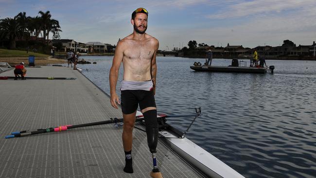 Jed Altschwager won the elite athlete with a disability award. Picture Sarah Reed