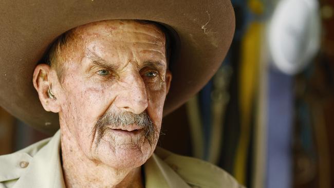 Horse handler and bushman Geoff Guest says we should be able to take kids to court in a week, not six months where they are reoffending again. Picture: Brendan Radke