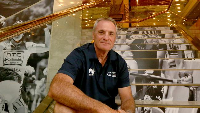 2019 Tour Down Under Race Director Mike Turtur poses for a photograph following a press conference in Adelaide, Monday, January 21, 2019. (AAP Image/Kelly Barnes) NO ARCHIVING