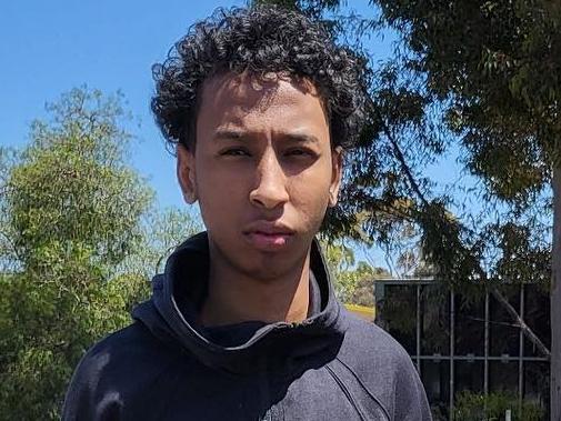 Copy Pic of Hashim Mohamed, 18 who died at The Alfred Hospital after being fatally stabbed at a crowded St Kilda foreshore on Sunday, in what police fear may have been gang-related violence. Picture: Supplied