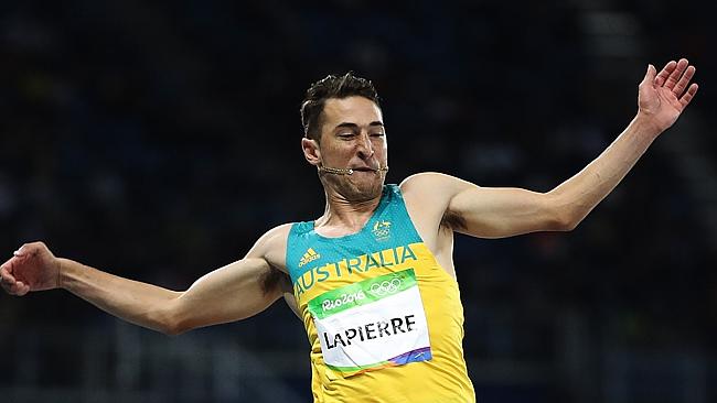 Australia's Fabrice Lapierre will compete for gold in the final of the men’s long jump at the 2016 Rio Olympics. Picture. Brett Costello