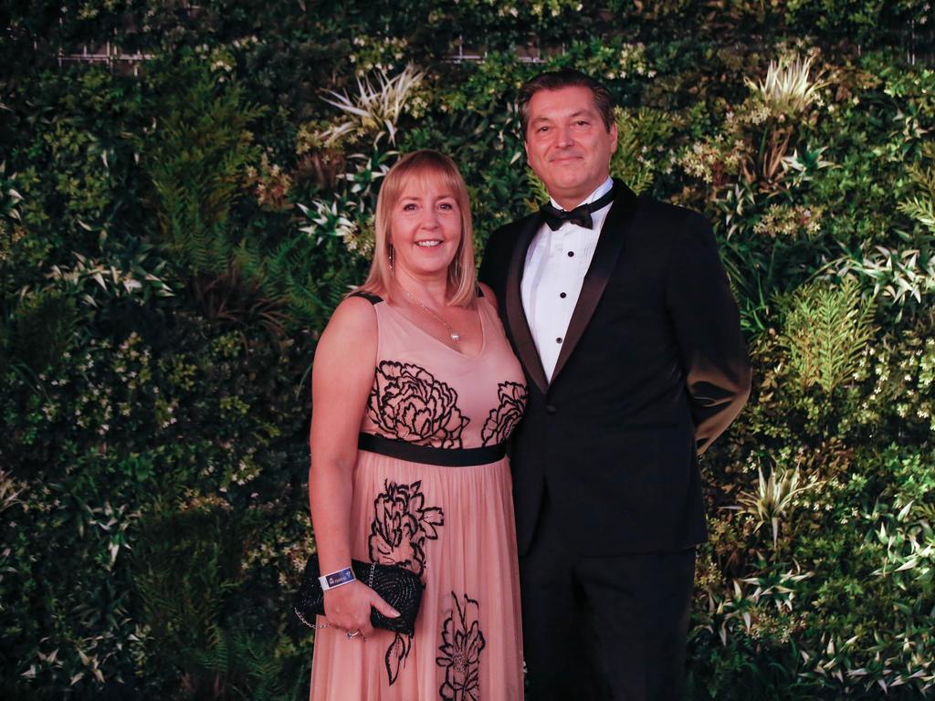 Paula Smith, David Smith at the Darwin Cup Gala Ball. Picture GLENN CAMPBELL